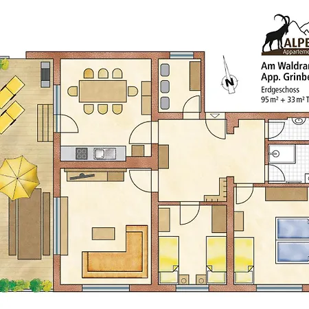 Alpen Hochmuth Apartman Mayrhofen